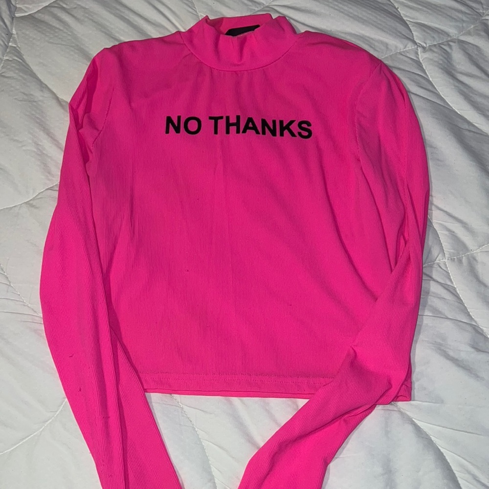 Neón pink top